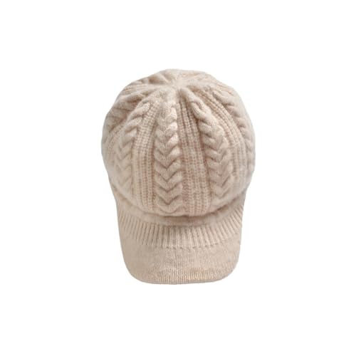 Chapeau chaud en cachemire femme casquette de baseball idéale pour les sorties
