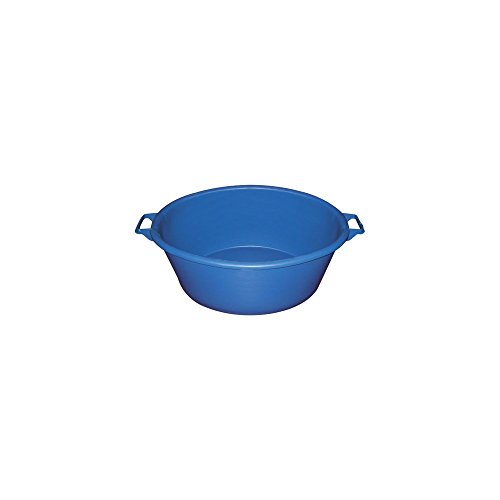 Aluminium et Plastique RIVBQOV70 Baquet Ovale Plastique Bleu 70 L