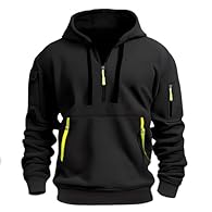 Material: 100% polyester; thin fleece lined, thicker than others single layer hoodies, more warm, soft breathable and comfortable,whether you're at home or going out, it will keep you comfortable throughout the day Feature: Hooded sweatshirt features...