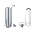 Waterdrop Countertop Water Filter 8000 Gallons & 4000 Gallons Countertop Water Filter Reduces Heavy Metals, Bad Odor, and 99% Chlorine (2 Filter Included)