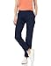 Amazon Essentials Women's Curvy Straight-Fit Stretch Twill Chino Trousers, Navy, 12