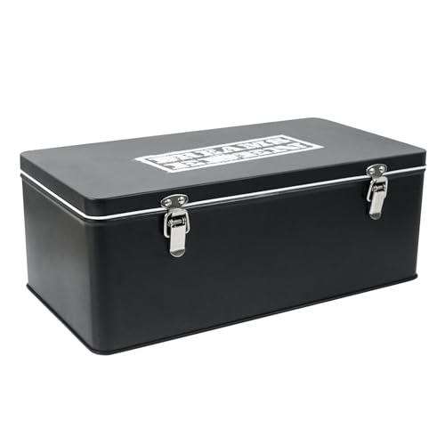 DreamsEden Tin Metal Keepsake Box with Hinged Lid, Vintage Decorative Memory Storage Gift Boxes for Keepsakes Wedding Card Letter Artwork Photo Seed,...