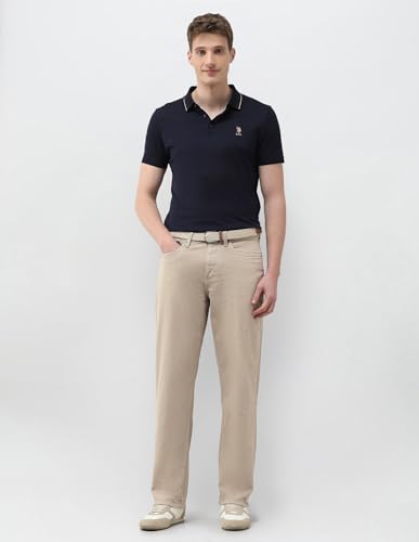 Image of U.S. Polo Assn. Denim Co. Men's Shawn Relaxed Fit Brown Jeans