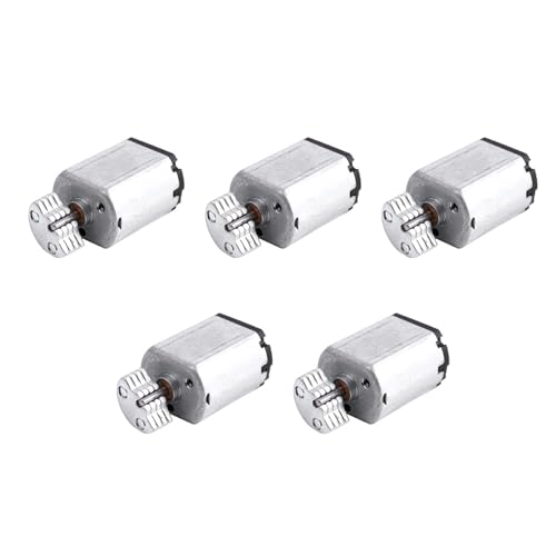 Wsikafxn 5X DC1.5V-9V 0.08A 3200RPM�o�͑��x�}�C�N��17/5000 �U�����[�^�A18x15x12mm �V���o�[