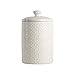 10 Strawberry Street CAN-HMPTN-WHT Kitchen Canister Set, 3 Piece, Hampton White