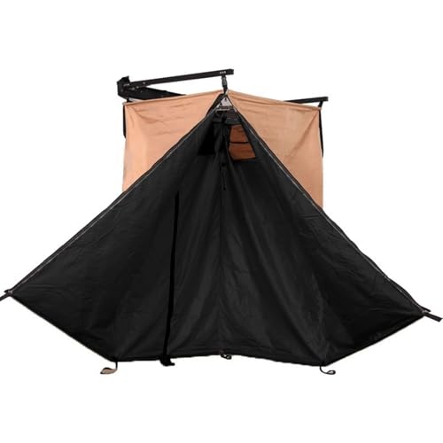Carpa de ducha portátil lateral para vehículo, diseño de privacidad de tela para actividades al aire libre y camping miniatura 5