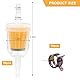 JASFLY 10 Stück Kraftstofffilter Diesel, Benzinfilter 8mm / 6mm, Benzinfilter Moped mit 10 Schlauchklemmen für Rasenmäher Auto Motorrad Roller Diesel Moped
