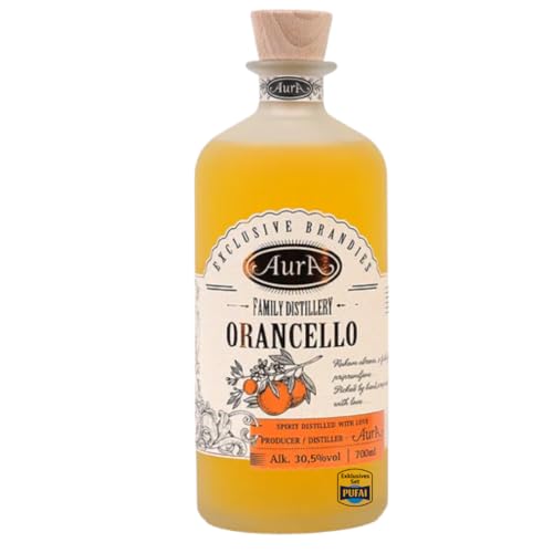 Auro Orancello – 0,7 l Flasche | Orangenlikör aus sonnengereiften Früchten | Fruchtig-süßer Geschmack & mediterraner Genuss