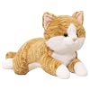 Simulation Short Hair Cute Cat Doll Cuddly Toy Cat Lifelike Cat Plush Toy Stuffed Toy Doll Gift for Children 30 cm C