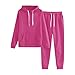 Drymnoc Womens Track Suits 2 Piece Set Joggers Outfits Lounge Hoodie Sweatsuit Plus Size Fall Fashion Clothes Pants Tracksuit