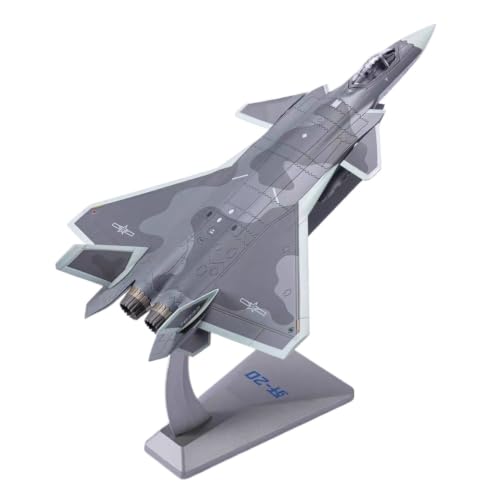 Caza J-20 maqueta 1:72 de aleación militar coleccionista