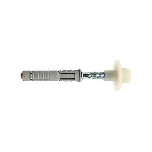 Fischer PFD 120 Befestigung für Waschbecken und Sanitärwand, inklusive 2 Dübel, 2 Schrauben, 517592