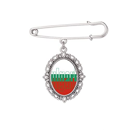 Broche drapeau Bulgarie taille M pour robe et chemise