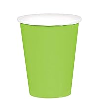 Amscan Party Paper Cups 20 Pieces, 266 ml Capacity, Kiwi