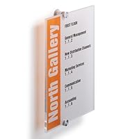 Algopix Similar Product 14 - Durable Crystal Information Wall Sign