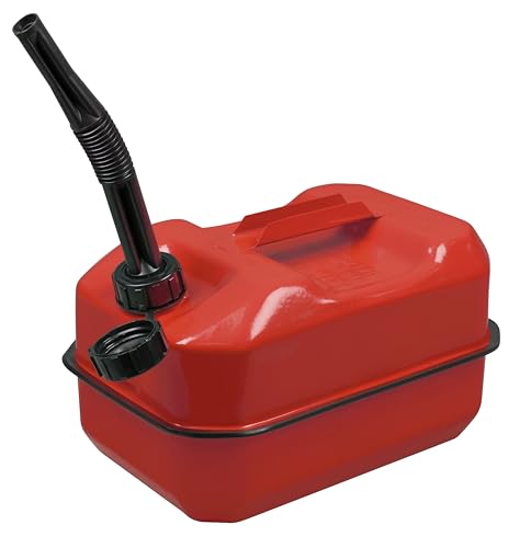 Jerrican Sealey 10L rouge JC10RR en acier robuste - 3