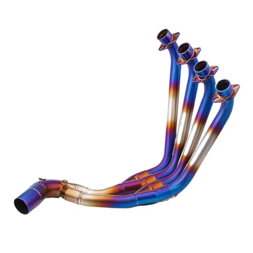 なマフラー CB650F CB650R CBR650 CBR650F用 2014-2024用 オートバイ排気フロントリンクパイプスリップオン51mmマフラー