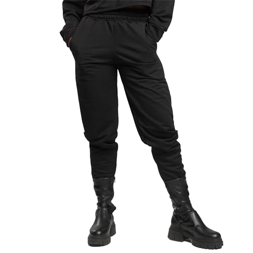 Calça Skinny Jogger Feminina - Calça Feminina Cintura Média de Moletinho - Calça Casual Longa e Conf