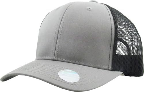 Image of Classic 6 Panel Cotton Twill Mesh Trucker Cap Hat Adjustable Snapback Hat