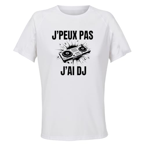 Maillot de sport femme DJ au motif humour en polyester respirant