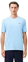 Lacoste Men's Basic Crew Neck Sport Tee Overview, 6 Blue