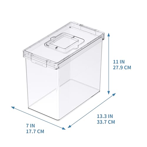 Étui de rangement transparent Simply Tidy imperméable pour documents - 6
