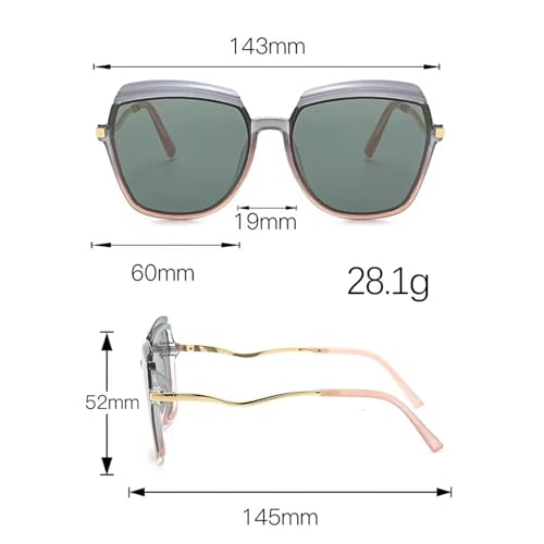 Vintage Fashionable Sunglasses for Women Multicolored Frame Golden Glasses with Irregular Leg Sunglasses2