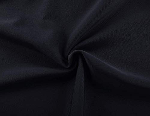 Cadocado Women’s Halter Swim Top V Neck Swimwear Tie-Up Backless Tankini Top Us14,Solid Black… #TOP6