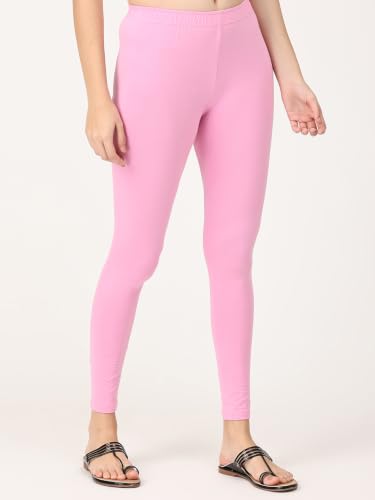 Image of Robinbosky Premium Stretchable Cotton Ankle Legging for Women | Suitable for Formal wear & Casual wear | High-End Elastic Makes The Leggings Squat Proof and Durable for Travel, Yoga, & Workout.