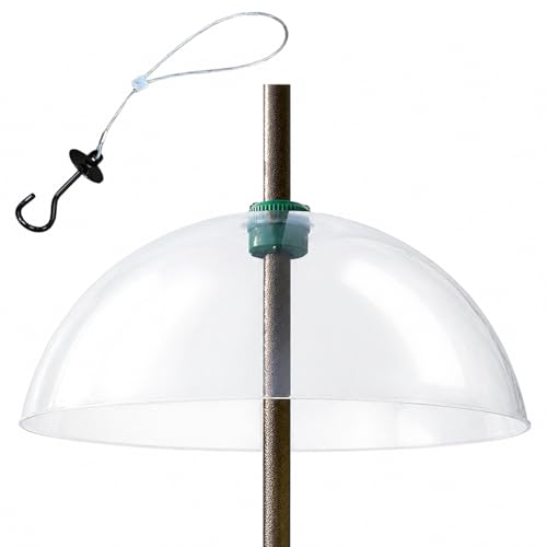 DIVCHI Squirrel Baffle Dome Universal Bird Feeding Station Baffle Dome For Stop Squirrels Stealing Bird Feed (Style 2)