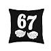 Six Seven 6 7 Funny 67 Gen Alpha Slang 6-7 Meme School Throw Pillow