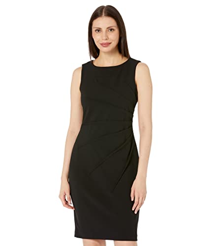 Image of Calvin Klein Women's Sleeveless Fitted Cocktail Sheath Dress