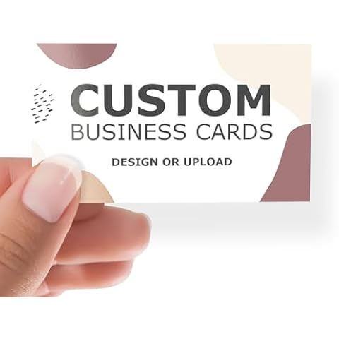 GotPrint 2"x3.5" Custom Business Cards, Upload Your Own Logo or Photo, Personalized Glossy Cards for Small Businesses, 100 Qty Cover