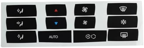 Car Air Conditioning Dash Button Sticker for BMW X3 E83 2003-2010,Radio Dash Buttons Decal Replacement Stickers Auto Interior Accessories