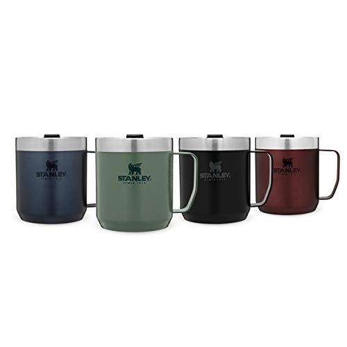 Stanley Classic Legendary Camp Mug Termo Café 0.35L / 12 OZ Hammertone Green – Aislamiento al Vacío de Doble Pared… - Imagen 6