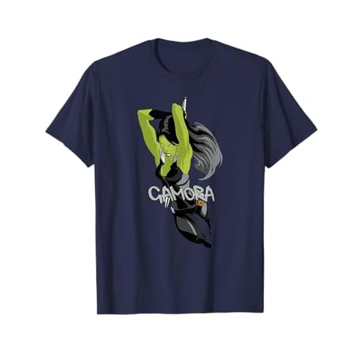 Marvel Gamora Guardians of the Galaxy Assassin Graphic Shirt T-Shirt