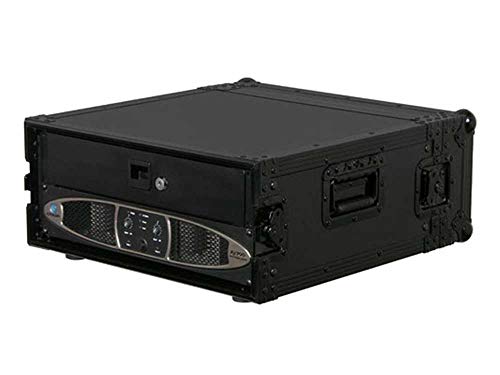 Black 4U Pro Amp Rack