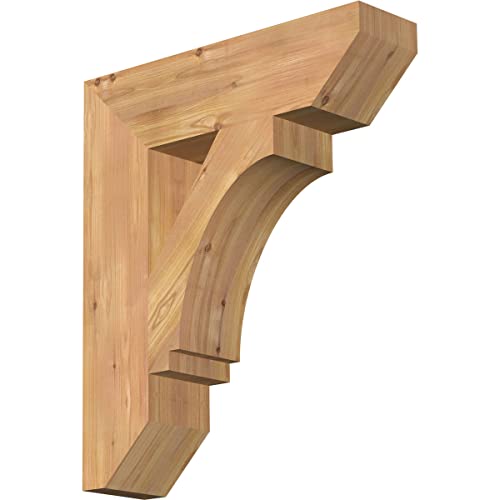 5 1/2"W x 22"D x 26"H Imperial Slat Smooth Bracket, Western Red Cedar