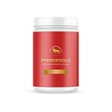 Pferdegold Muskeln 750g - Pferde Pellets für Muskelaufbau mit Aminosäuren & Omega 3 - Für alle Pferderassen - 100% Natürlich & Dopingfrei - Made in Germany
