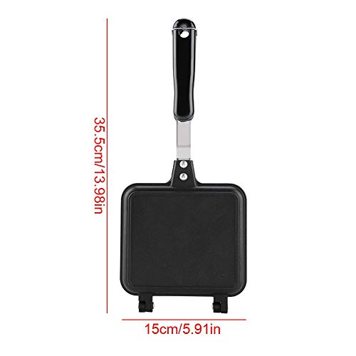 Waffelbackform Aluminiumlegierung Haushaltsküche Gas Antihaft-Waffeleisen Pfannenform Kochbackwerkzeug – Bild 8