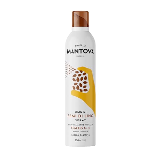 SPRAYLEGGERO Aceite de Linaza en Spray 200 ml - Aceite de Lino Comestible Rico en Omega-3