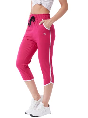 Image of Modeve Women Striped Cotton Blend Capri
