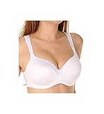 Playtex Damen Secrets Volldeckender Bügel, Balconette-t-Shirt Volle Figuren BH, Undurchsichtige, Weiss/opulenter Garten, 90F
