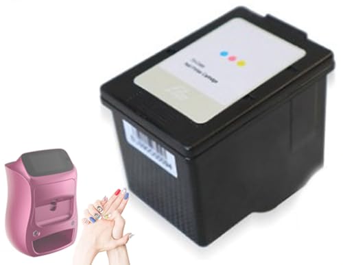 Nuxyyds Cartuccia d'inchiostro per Stampante per Unghie Portatile, ugello per Cartuccia d'inchiostro Digitale µ-Level, Cartuccia d'inchiostro di Ricambio per Stampante per Unghie Portatile