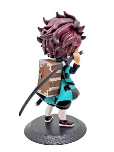 Image of Anime Cartoon Character Q Posket Action Figure | Limited Edition | Attractive Lightweight Durable Toy Figures for Home Decors Office Desk and Study Table (Tanjiro)