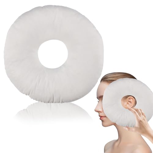 Forhome Piercing Kissen mit Loch Donut Kissen für Ohr Gegen Ohrenschmerzen Piercing Kissen Ohrkissen Ohrlochkissen Sleepingring für Seitenschläfer zur Schmerzlinderung im Ohr Kissen Seitenschläfer