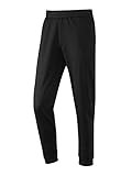 96% Baumwolle, 4% Elasthan Joy Sportswear Nick Sport- und Freizeithose für Herren, Jogginghose mit hohem Baumwollanteil und bequemen Bund Kurzgröße, 27, Black