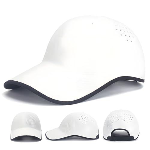 Image of Seamless Sports Baseball Cap, Ultra-Breathable Baseball Hat for Men Women, Solid Color, Quick-Drying