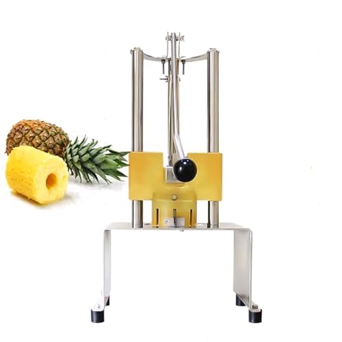 Pelador y descorazonador de piña de acero inoxidable, herramienta profesional para pelar frutas para uso en cocina y catering