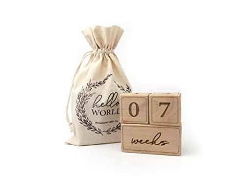 Image of Baby Milestone Blocks